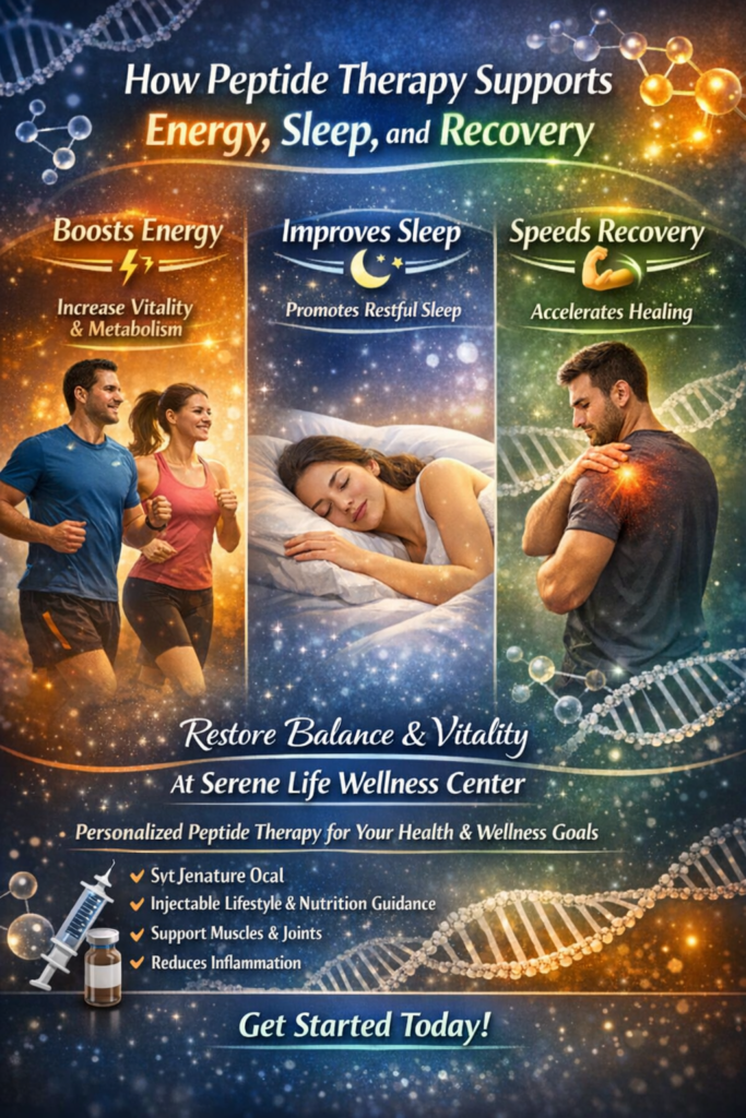 How Peptide Therapy Supports Energy, Sleep, and Recovery
